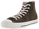 Converse - Chuck Taylor All Star Velour Hi (Chocolate/Pink) - Men's,Converse,Men's:Men's Athletic:Classic