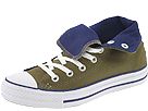 Converse - Chuck Taylor All Star Roll Down Hi (Olive (Military Green)/Marine Blue) - Men's,Converse,Men's:Men's Athletic:Classic