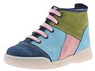 Enzo Kids - 14-922 (Infant/Children) (Green/Turquoise/Pink/Blue Suede) - Kids,Enzo Kids,Kids:Girls Collection:Infant Girls Collection:Infant Girls First Walker:First Walker - Lace-up