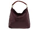 Lucky Brand Handbags - Medium Leather Slouch w/ Whip Stitch Handle (Plum) - Accessories,Lucky Brand Handbags,Accessories:Handbags:Hobo