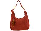 Lucky Brand Handbags - Medium Suede Hobo w/ Feather Tassles (Rust) - Accessories,Lucky Brand Handbags,Accessories:Handbags:Hobo