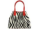 DKNY Handbags - Haircalf Large Tote (Zebra/Red) - Accessories,DKNY Handbags,Accessories:Handbags:Shoulder