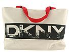 DKNY Handbags - Dkny Print Canvas Large Tote (Natural/Red) - Accessories,DKNY Handbags,Accessories:Handbags:Shoulder
