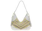 DKNY Handbags - Glazed Nappa w/ Snake Trim Hobo (White) - Accessories,DKNY Handbags,Accessories:Handbags:Hobo