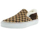 Vans - Classic Slip-On LX - Fleece (Espresso/Tannin) - Men's,Vans,Men's:Men's Athletic:Skate Shoes