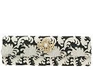 Inge Christopher Handbags - Crystal Pins on Brocade Clutch (Black/Champange) - Accessories,Inge Christopher Handbags,Accessories:Handbags:Clutch