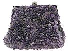 Inge Christopher Handbags - Semi Precious Stone Chips Frame (Amethyst) - Accessories,Inge Christopher Handbags,Accessories:Handbags:Clutch