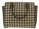 Inge Sport Handbags - Houndstooth Weave Large Tote (Brown) - Accessories,Inge Sport Handbags,Accessories:Handbags:Shoulder