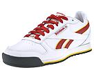 Buy Reebok Classics - CL Court Leather Pop SE (White/Flash Red/Athletic Yellow/Black) - Men's, Reebok Classics online.