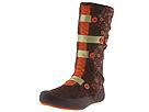 Michelle K Kids - Alps - Aveline Corduroy Button Boot (Youth) (Brown Corduroy/Orange Trim) - Kids,Michelle K Kids,Kids:Girls Collection:Youth Girls Collection:Youth Girls Boots:Boots - Dress