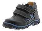 Petit Shoes - 43690 (Infant/Children) (Black and Blue) - Kids,Petit Shoes,Kids:Boys Collection:Infant Boys Collection:Infant Boys First Walker:First Walker - Hook and Loop
