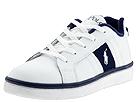 Polo Ralph Lauren Kids - Racquet (Children/Youth) (White/Navy Leather) - Kids,Polo Ralph Lauren Kids,Kids:Boys Collection:Children Boys Collection:Children Boys Athletic:Athletic - Lace Up