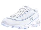 Skechers - Protegee (White/Blue Mesh/Leather) - Women's