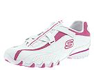 Skechers - Life-Lovin' (White/Pink Leather) - Women's,Skechers,Women's:Women's Athletic:Fitness