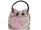 Donald J Pliner Handbags - Amanda-Newspaper Print (White/Fuchsia/Black) - Accessories