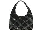 Donald J Pliner Handbags - Odyssey Top Zip Hobo (Black Suede Croco) - Accessories,Donald J Pliner Handbags,Accessories:Handbags:Hobo