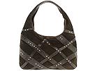 Donald J Pliner Handbags - Odyssey Top Zip Hobo (Expresso Suede Croco) - Accessories,Donald J Pliner Handbags,Accessories:Handbags:Hobo