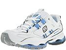 Buy Skechers - Adrenaline (White Leather/Blue Mesh) - Women's, Skechers online.