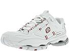 Buy Skechers - Adrenaline (White Leatherr/Red Mesh) - Women's, Skechers online.