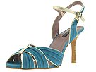 N.Y.L.A. - Galina (Turquoise Suede/Gold) - Women's,N.Y.L.A.,Women's:Women's Dress:Dress Sandals:Dress Sandals - Strappy