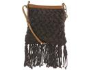 Buy discounted Lucky Brand Handbags - Knit Feedbag w/ Leather Trim (Brown) - Accessories online.