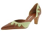 BRUNOMAGLI - Rebi (Kiwi Canvas/Chestnut Printed Lizard) - Women's,BRUNOMAGLI,Women's:Women's Dress:Dress Shoes:Dress Shoes - High Heel