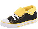 Buy discounted Converse Kids - Chuck Taylor All Star Roll Down Hi (Children/Youth) (Black/Yellow) - Kids online.