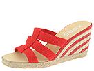 KORS by Michael Kors - Transit (Red Cotton Webbing) - Women's,KORS by Michael Kors,Women's:Women's Casual:Casual Sandals:Casual Sandals - Strappy