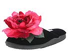 Bonjour Fleurette - Monique (Black W/Red Cabbage Rose) - Women's,Bonjour Fleurette,Women's:Women's Casual:Slippers:Slippers - Outdoor Sole