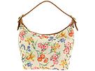 Donald J Pliner Handbags - Malibu Large Top Zip Hobo (Ivory) - Accessories,Donald J Pliner Handbags,Accessories:Handbags:Hobo