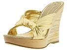 Buy discounted Nine West - Heywood (Gold Leather) - Women's online.