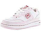 Rhino Red by Marc Ecko - Cartel - Van Ness (White Leather/Light Pink Patent Trim) - Women's,Rhino Red by Marc Ecko,Women's:Women's Casual:Retro