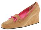 Vaneli - Barvara (Tan Nabuk W/Fushia Calf) - Women's,Vaneli,Women's:Women's Casual:Loafers:Loafers - Wedge