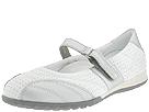 Ecco - Active Maryjane (White Leather/Silver Metallic Leather) - Women's,Ecco,Women's:Women's Casual:Casual Flats:Casual Flats - Mary-Janes