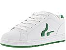 Sneaux - Flare (White/Kelly Green Leather) - Women's,Sneaux,Women's:Women's Athletic:Surf and Skate