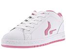 Sneaux - Flare (White/Pink Leather) - Women's