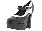 Buy discounted Pleaser USA - Dolly 57 (Black/White Pu) - Women's online.