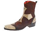 Mark Nason - Dallas (Dark Brown Nubuck/Tan Snake Print) - Men's,Mark Nason,Men's:Men's Dress:Dress Boots:Dress Boots - Lace-Up