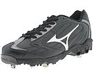 Mizuno - 9-Spike Vintage Low G4 (Black/Silver) - Men's,Mizuno,Men's:Men's Athletic:Cleats