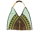 Melie Bianco Handbags - Applique Ethnic Hobo (Mint) - Handbags