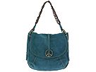 Lucky Brand Handbags - Joplin Medium Suede Flap (Blue) - Accessories,Lucky Brand Handbags,Accessories:Handbags:Shoulder