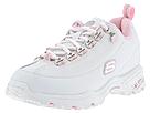 Skechers Kids - Premium - Twiddles (Children/Youth) (White/Light Pink) - Kids,Skechers Kids,Kids:Girls Collection:Children Girls Collection:Children Girls Athletic:Athletic - Lace Up