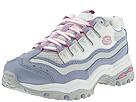 Skechers Kids - Energy 2-Regal (Children/Youth) (White/Periwinkle/Pink) - Kids,Skechers Kids,Kids:Girls Collection:Children Girls Collection:Children Girls Athletic:Athletic - Lace Up