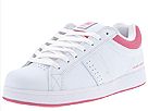 DVS Shoe Company - Berra 3 W (White/Pink Leather) - Women's,DVS Shoe Company,Women's:Women's Athletic:Surf and Skate