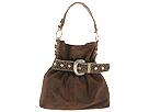 Kathy Van Zeeland Handbags - Black Belt Distressed Large Belt Hobo (Tobacco) - Accessories,Kathy Van Zeeland Handbags,Accessories:Handbags:Hobo