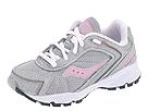 Saucony Kids - Grid Aura LX (Youth) (Silver/Pink) - Kids,Saucony Kids,Kids:Girls Collection:Youth Girls Collection:Youth Girls Athletic:Athletic - Running