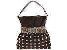 Kathy Van Zeeland Handbags - Star Studded Large Belt Hobo (Chocolate) - Accessories,Kathy Van Zeeland Handbags,Accessories:Handbags:Hobo