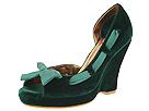 JEFFREY CAMPBELL - Velvet (Green) - Women's,JEFFREY CAMPBELL,Women's:Women's Dress:Dress Shoes:Dress Shoes - Open-Toed