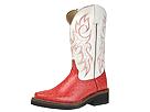 Durango - RD3305 (Red Ostrich/White Top Leather) - Women's,Durango,Women's:Women's Casual:Casual Boots:Casual Boots - Pull-On
