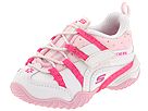 Skechers Kids - Velocity - Tattle Tale (Infant/Toddler) (White/Pink) - Kid's Footwear